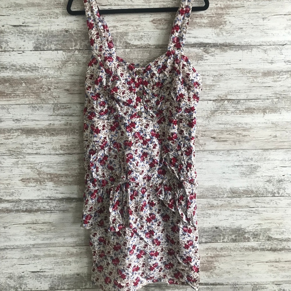 Floral Scalloped Dress